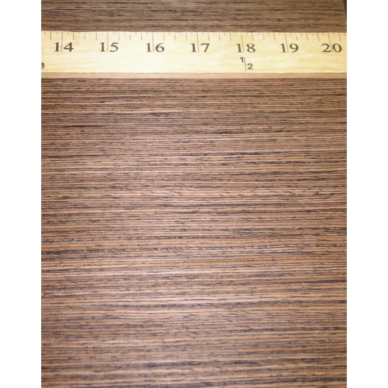 Wenge African composite wood veneer 11"-12" x 48" with wood