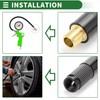 Motoforti Universal Tire Inflator Extension Tube Air Pump Extend Hose