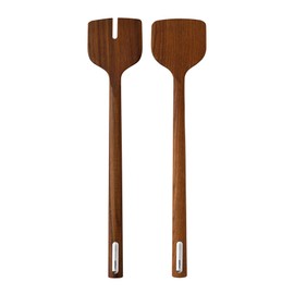 Stelton Ash Salad Servers W 6.3 cm L 30 cm H 1.3 cm, Ash/carbonised