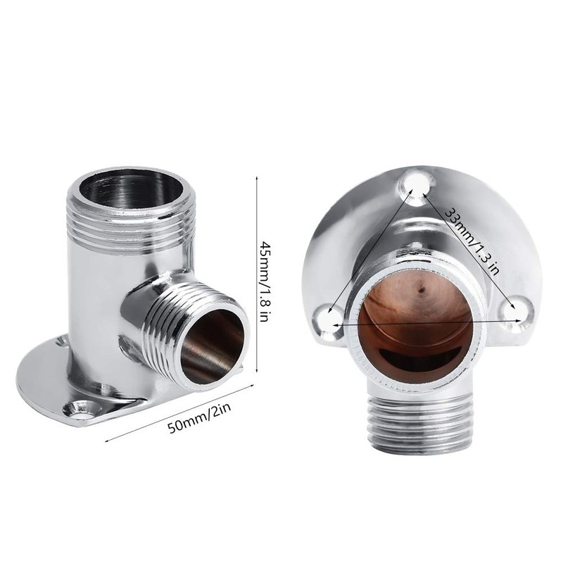 MUNEFE Universal Shower Arm Diverter, Solid Metal Shower Arm Diverter,