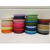 2 metres of 10mm Grosgrain Ribbed Ribbon Gunmetal Grey Dark