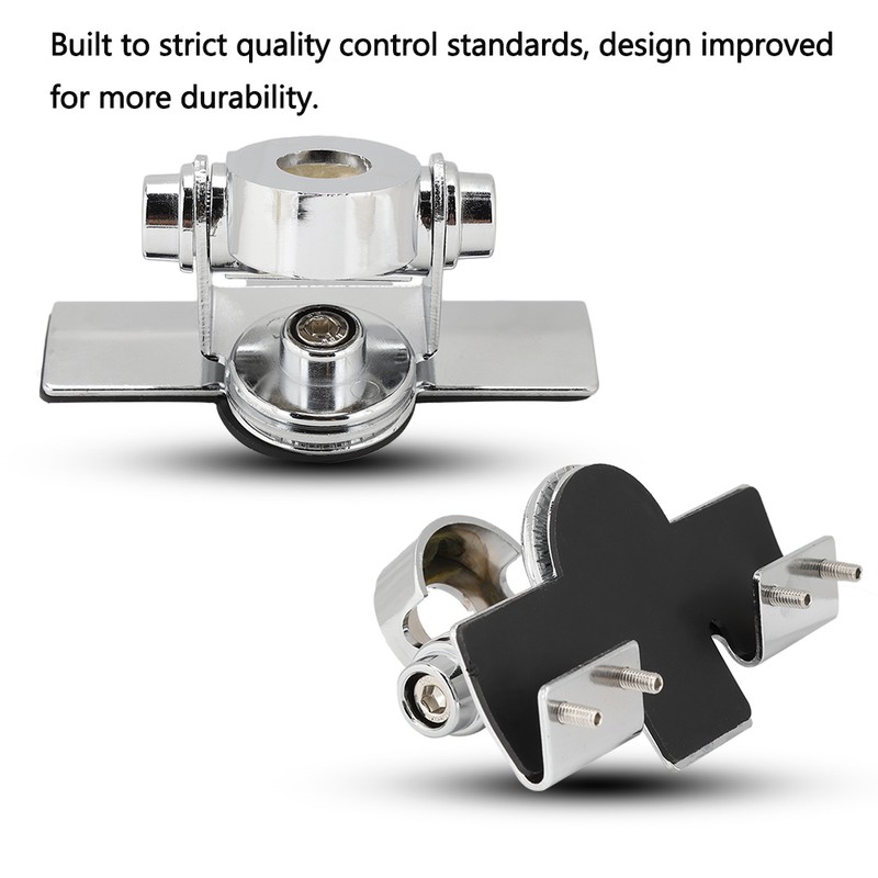 RB-400 Silver Car Antennas Bracket Mount Clip Holder With 4