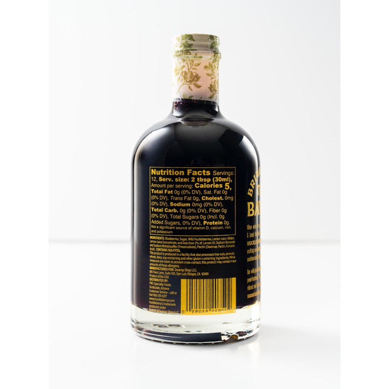 Huckleberry Syrup - Premium Breakfast made with real wild huckleberries