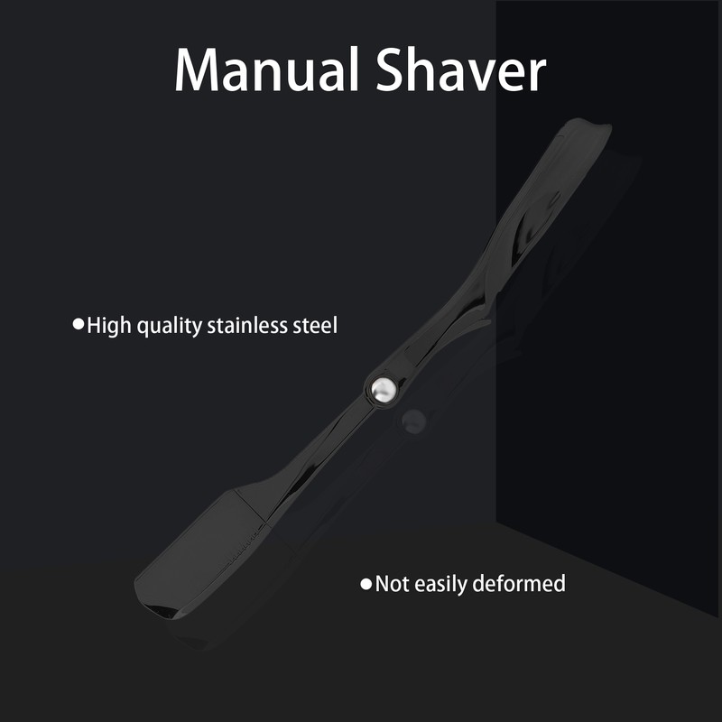 Professional Foldable Straight Edge Razor Barber Men's Shaving Razor Plating