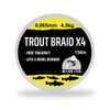 Major Fish Trout Braid 4-Way Braided Line Trout Ultralight 150