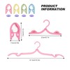 20pcs Folding Clothes Hangers, Plastic Portable Folding Coats Hanger, 4