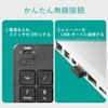 エレコム USB-A テンキー ワイヤレス(レシーバー付属) パンタグラフ 薄型 ブラック TK-TDP019BK