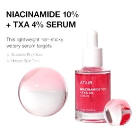 Anua 10% Niacinamide+ 4% Serum Corrector De Manchas Original Todo Tipo De Piel Día/noche