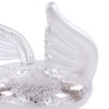 Inflatable Swimming Ring Sequin Swim Angel Wing Shiny Floating Tube