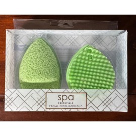 Orly Corp Facial Exfoliator Sponge & Cleansing Brush Duo Gift Set