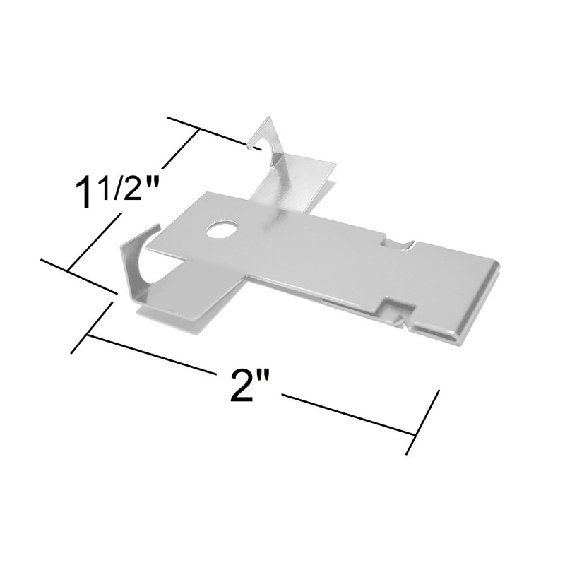 NICOR Lighting Mounting Clip Anchors for Recessed Housings (2-Pack) (MOUNTINGCLIP)