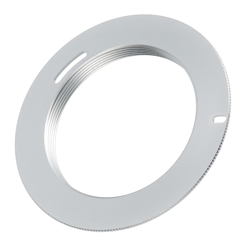 Lens Adaptor for M42 Lenses Suitable for Pentax Cameras Chrome-Plated
