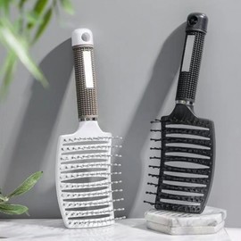 Salon Recommended Root Volume Hair Styling Brush Men's White 10ea