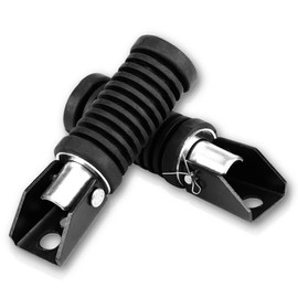 KIMISS 1 Paar Motorrad Fußrasten hinten Platte Fußstütze Gummipolster Griffabdeckung für 125cc GN 125 …