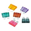 Assortment, LED status car bottle fuses, set of 24, 5A-30A,