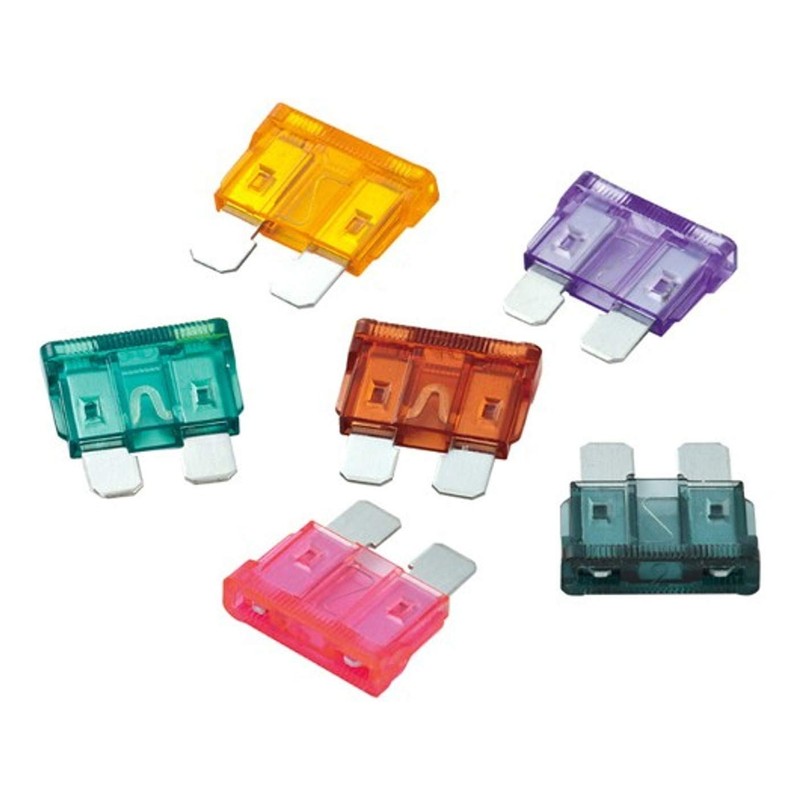 Assortment, LED status car bottle fuses, set of 24, 5A-30A,