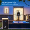 Aigostar doorbell, waterproof portable wireless bell set, doorbell kit, wireless