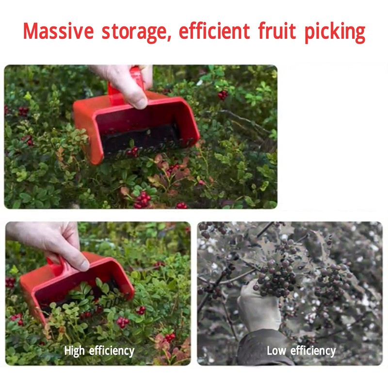 Berry Picker, Metal Blueberry Picker Tool with Metallic Comb, Blueberry
