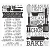 RoomMates Cooking Conversions - Vinilo decorativo para pared, multicolor