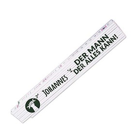 Ruler With Name and Motif, "Der Mann Der Alles Kann", For Men, S0460101000767065482