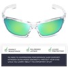 Nitrogen Polarized Wrap Around Sport Sunglasses for Men Women UV400