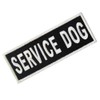 Dog Warning Sign / Harnesses Embroidered Fastener Hook and Loop
