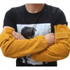 Leather Heat Resistant Welding Arm Sleeves Elastic Cuff Safety Work