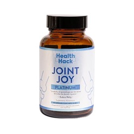 Health Hack Joint Joy Platinum  Apoya la Salud de Articulaciones y Huesos  Con Sulfato de Glucosamina, Colgeno Hidrolizado, Omega 3, Biotina y cido...