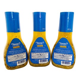 Generic Greek Salad dressing & Marinade: Yasou The Original Greek Dressing 3 pack (Three 9 Fluid Oz Bottles) 9 Fl Oz (Pack of 3)