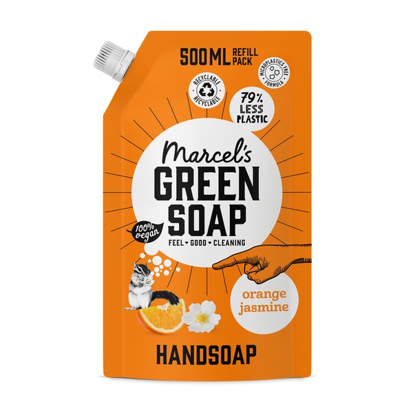 Marcel's Green Soap - Hand Soap Refill Orange & Jasmine