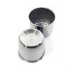 Rheedal 2Pcs 4.25inch Stainless Trailer Wheel Center Caps Push Through