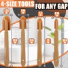 Caulking Tool Kit – 4 PCs Flexible Silicone Caulk Tool