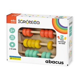 Igroteco Abacus for Children 3 x 5 A Great Way to Develop a Child's Intellectual Skills Visual Display of the Decimal System