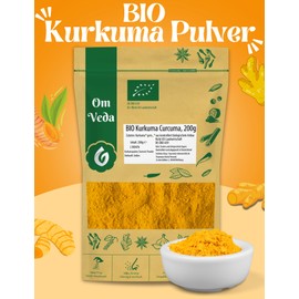 Turmeric Powder Organic 500 g | Turmeric Root Ground | Spice Powder Turmeric Turmeric Powder | Origin India | Organic Certified DE-ÖKO-039
