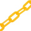 MANCHAP 164 Ft Yellow Plastic Chain Links, Plastic Crowd Control