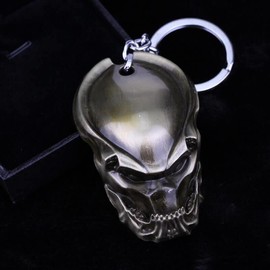 Zijou Alien Vs Alien Keychain Predator Cool Antique Tin (Predator)
