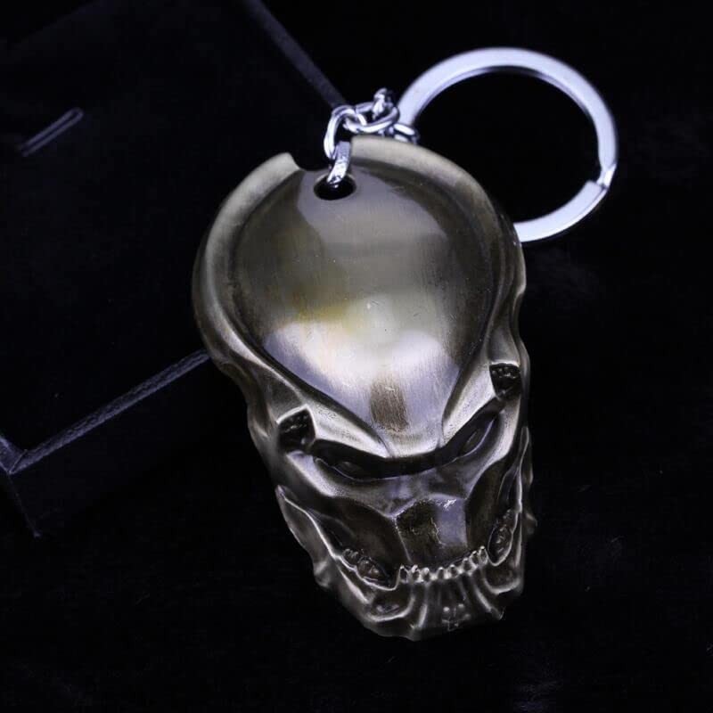 Zijou Alien Vs Alien Keychain Predator Cool Antique Tin (Predator)