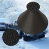 HIXNUG 2Pcs Cone Car Ice Scraper Round Funnel Ice Scraper