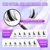 Elitefe Lash Extension Kit DIY 280Pcs Lash Clusters Kit Eyelash