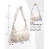 Vulkitty Small Shoulder Bag Women's Hobos Bag Dumpling Handbags for
