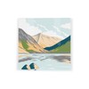 Northern National Parks Ceramic Coaster Set - UK Landmarks/Landscapes Square