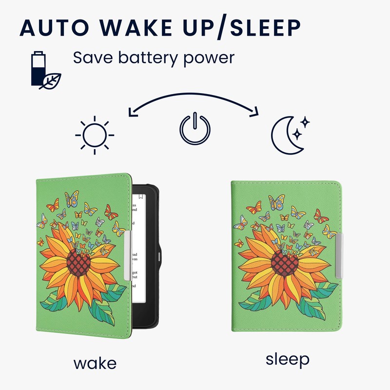 kwmobile Flip Case Compatible with Tolino Vision 1/2/3/4 HD Case