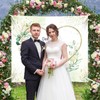 Hochzeitsherz zum Ausschneiden,dellyy Herz zum Ausschneiden Hochzeit,Hochzeitsspiele für das Brautpaar,hochzeitsdeko,Herz