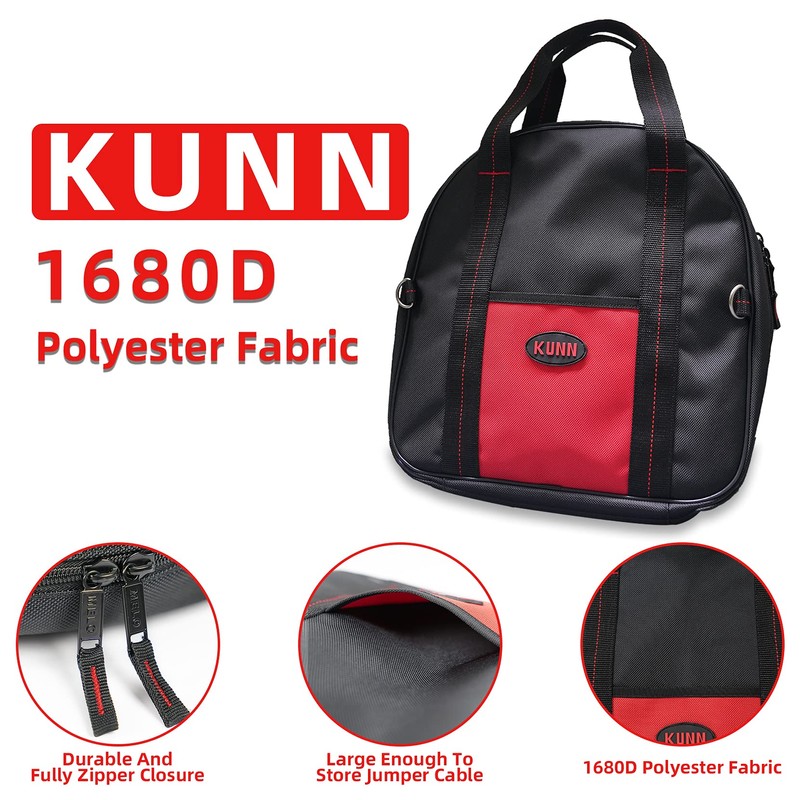 KUNN Jumper Cable Organizer, 14.5 x 14 inch, Large Capacity