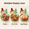 Glass Hen on Nest Candy Dish with Lid, 8.46 x