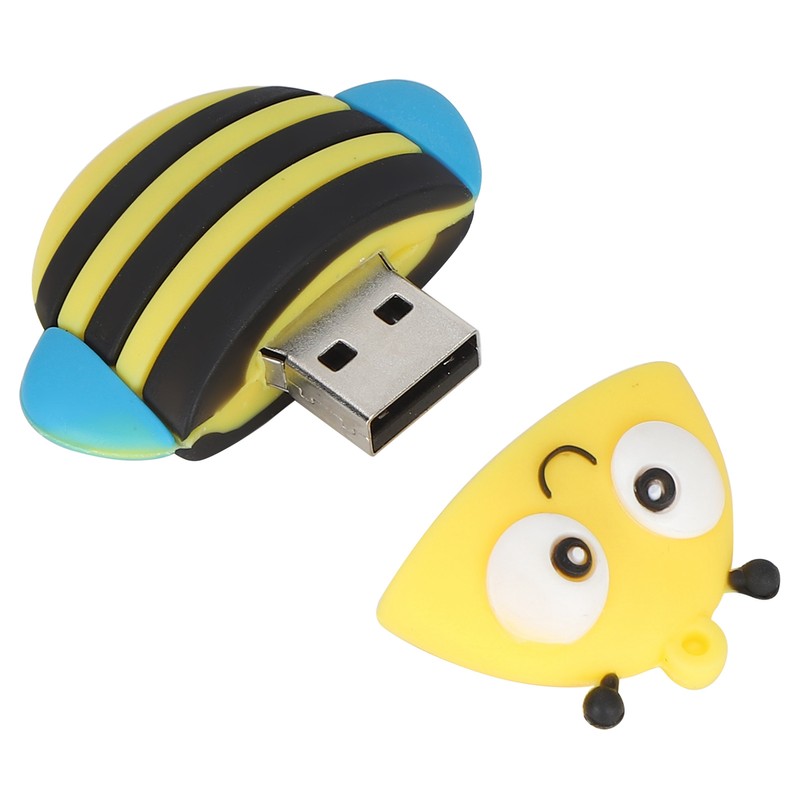 USB Flash Drive Optional Storage Bee Shape USB Memory Stick
