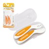 EDISONmama Fork & Spoon for Late Weaning Food, 9 Months