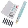SIPLIV Mini Resin Acrylic Fountain Pen Fine Nib Travel Pocket