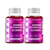 Vitamatic 2 Packs Vitamin B6 100mg Gummies – Natural Strawberry