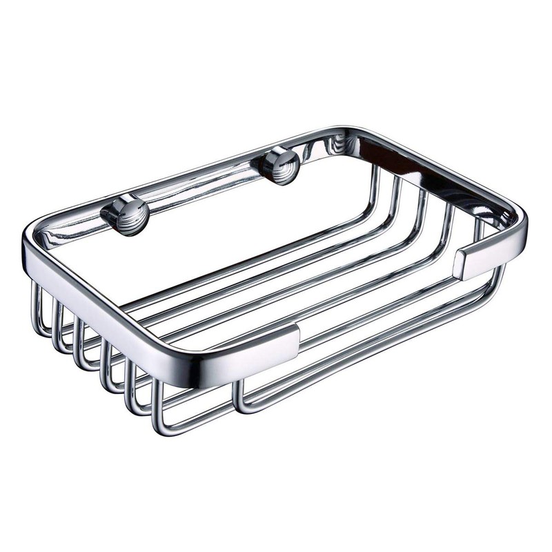 ThinkTop Soap Dish for Shower Solid Brass Chrome Finished Bathroom